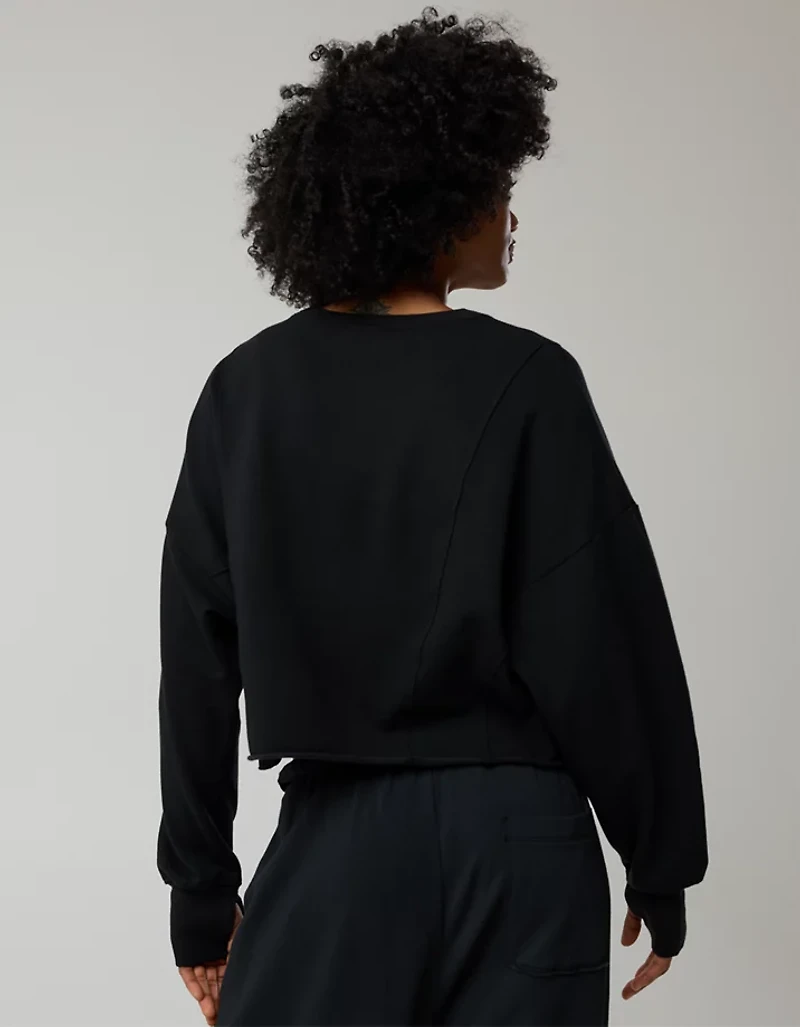 OFFLINE By Aerie OTT Seamed Crewneck Sweatshirt