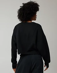 OFFLINE By Aerie OTT Seamed Crewneck Sweatshirt