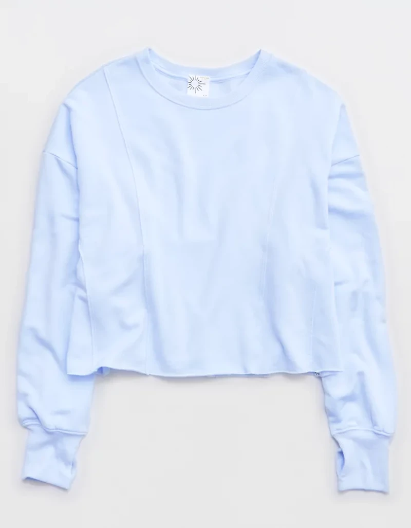 OFFLINE By Aerie OTT Seamed Crewneck Sweatshirt