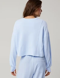 OFFLINE By Aerie OTT Seamed Crewneck Sweatshirt