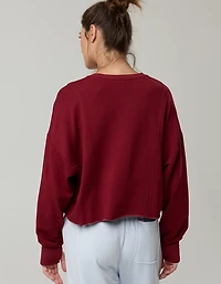 OFFLINE By Aerie OTT Seamed Crewneck Sweatshirt