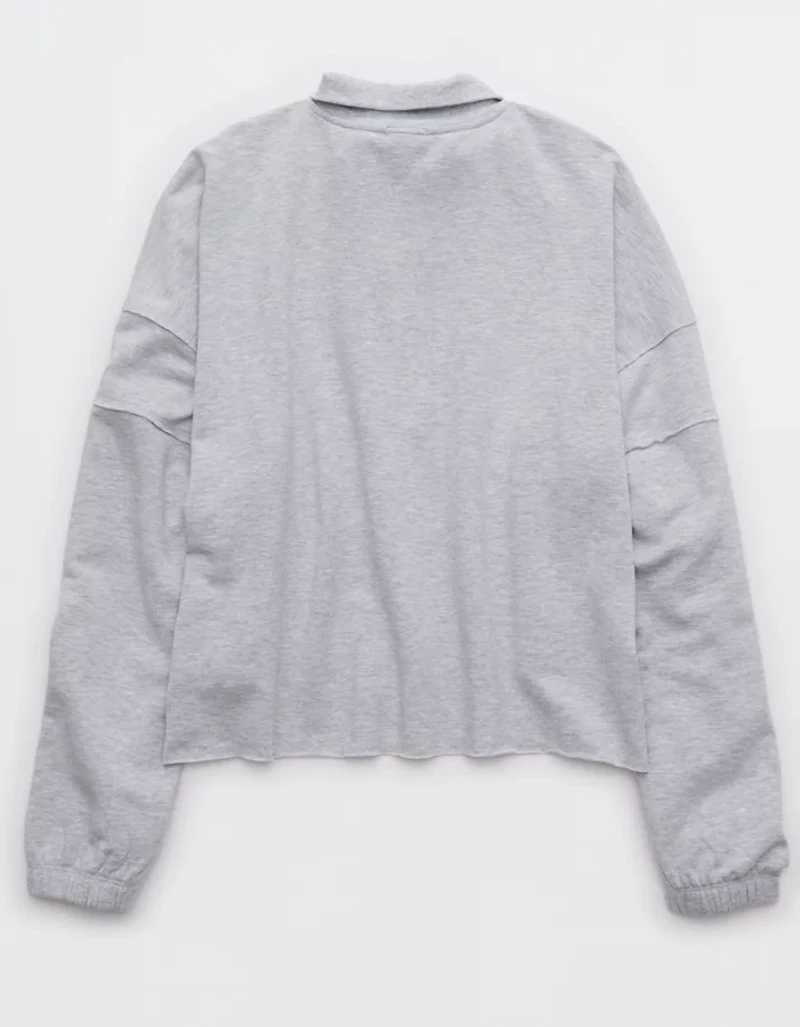 OFFLINE By Aerie OTT Seamed Quarter Zip Sweatshirt