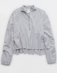 OFFLINE By Aerie OTT Seamed Quarter Zip Sweatshirt