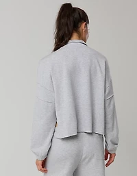 OFFLINE By Aerie OTT Seamed Quarter Zip Sweatshirt