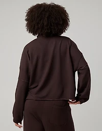 OFFLINE By Aerie OTT Seamed Quarter Zip Sweatshirt
