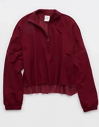 OFFLINE By Aerie OTT Seamed Quarter Zip Sweatshirt