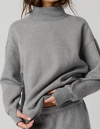 OFFLINE By Aerie Cloud Fleece Oversized Mockneck Sweatshirt