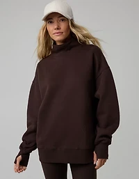 OFFLINE By Aerie Cloud Fleece Oversized Mockneck Sweatshirt