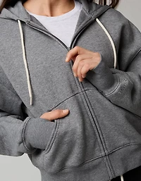 OFFLINE By Aerie Cloud Fleece Classic Full Zip Sweatshirt
