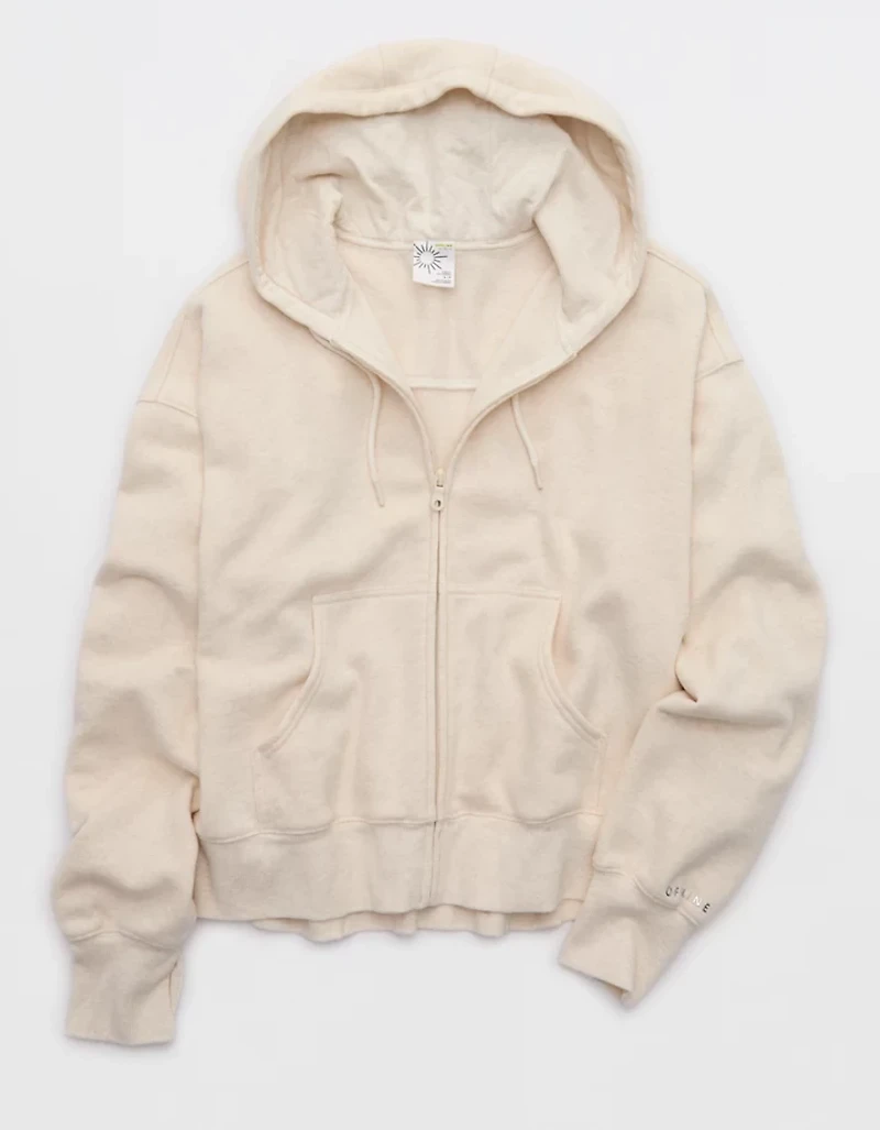 OFFLINE By Aerie Cloud Fleece Classic Full Zip Sweatshirt