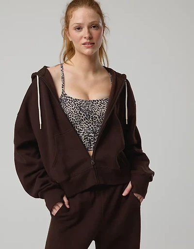 OFFLINE By Aerie Cloud Fleece Classic Full Zip Sweatshirt