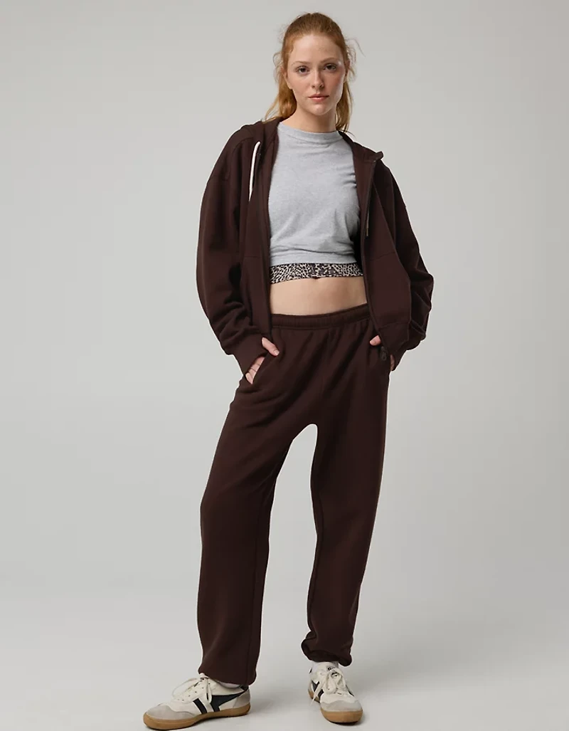 OFFLINE By Aerie Cloud Fleece Classic Full Zip Sweatshirt