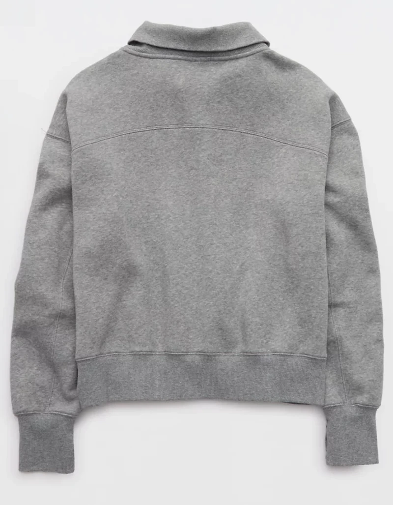 OFFLINE By Aerie Cloud Fleece Quarter Zip Sweatshirt