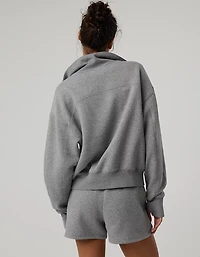 OFFLINE By Aerie Cloud Fleece Quarter Zip Sweatshirt