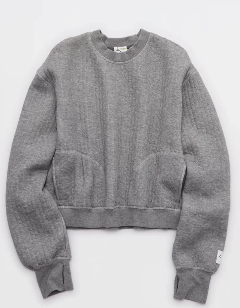 OFFLINE By Aerie Coffee Run Crewneck