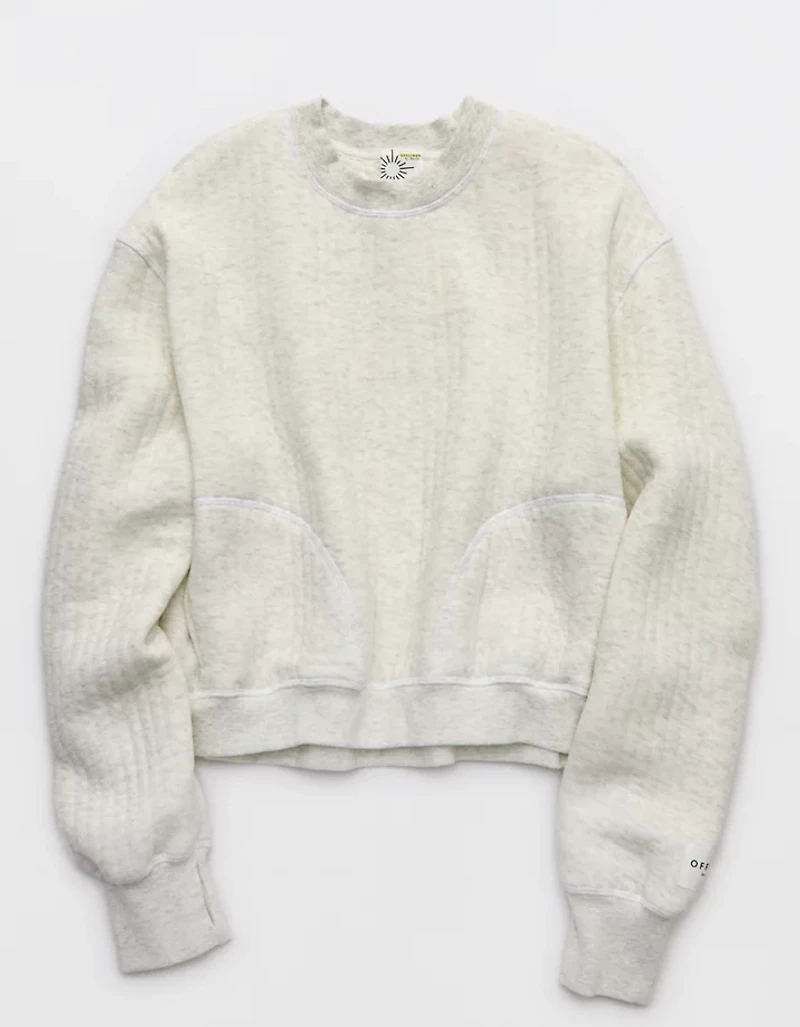 OFFLINE By Aerie Coffee Run Crewneck