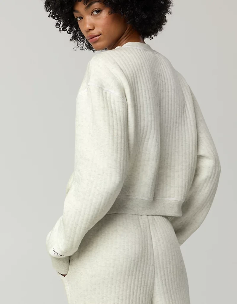 OFFLINE By Aerie Coffee Run Crewneck