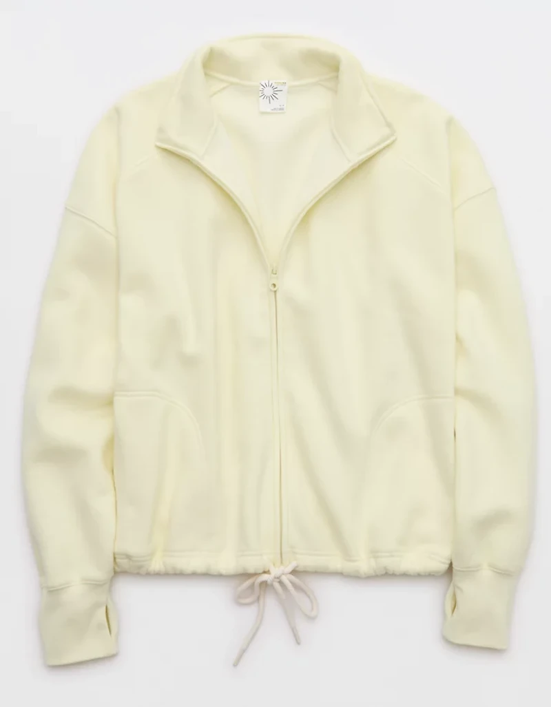 OFFLINE By Aerie Fleece Seamed Full Zip
