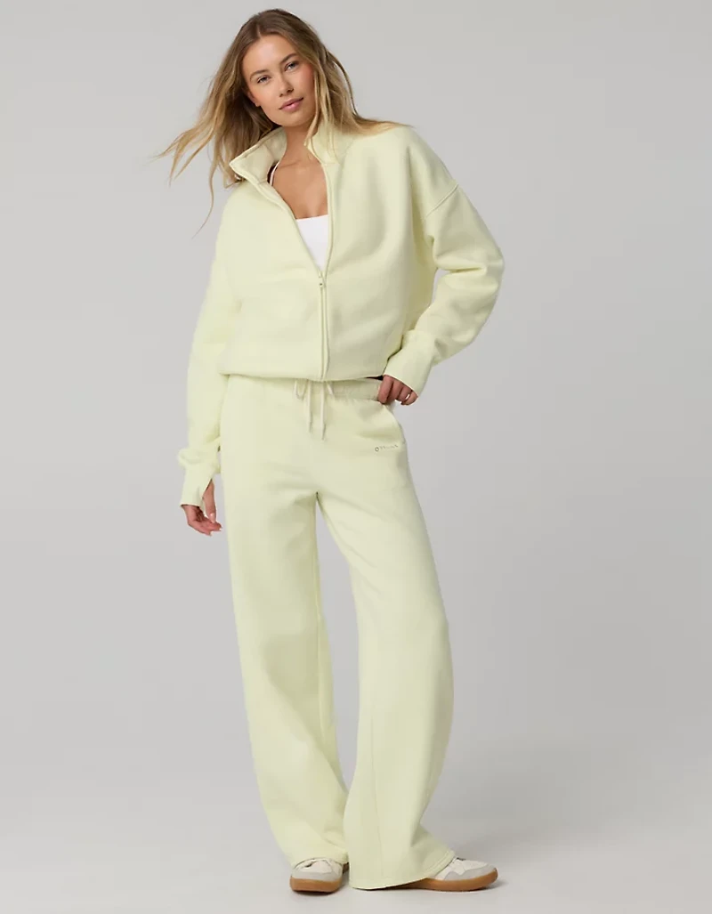 OFFLINE By Aerie Fleece Seamed Full Zip