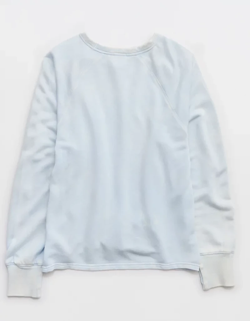 OFFLINE By Aerie Keep It 100 Terry Long Sleeve Crewneck