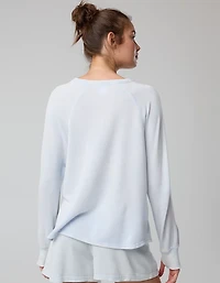 OFFLINE By Aerie Keep It 100 Terry Long Sleeve Crewneck