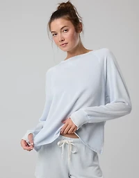 OFFLINE By Aerie Keep It 100 Terry Long Sleeve Crewneck