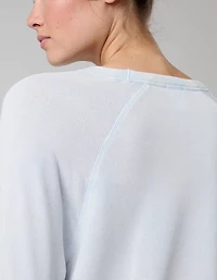 OFFLINE By Aerie Keep It 100 Terry Long Sleeve Crewneck