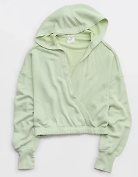 OFFLINE By Aerie Keep It 100 Terry Wrap Hoodie