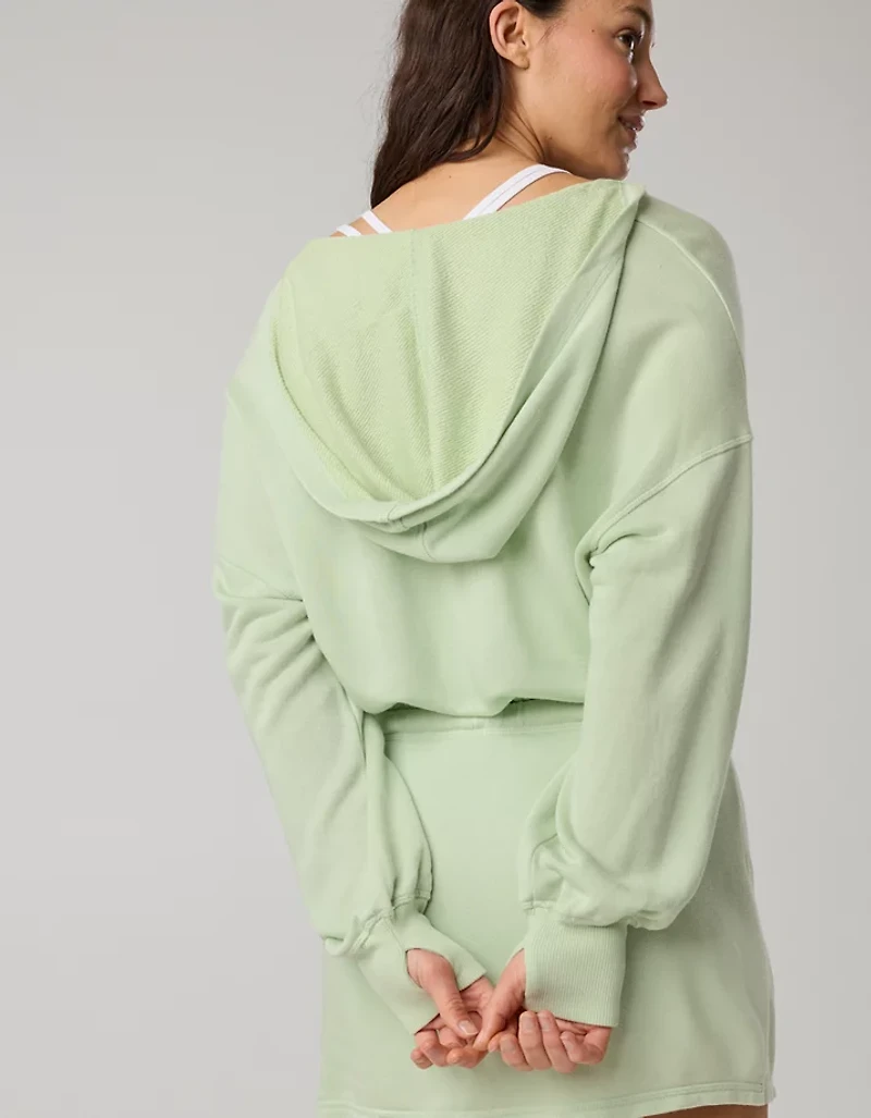 OFFLINE By Aerie Keep It 100 Terry Wrap Hoodie