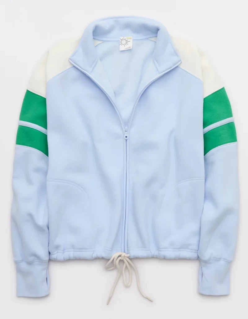 OFFLINE By Aerie Cloud Fleece Seamed Full Zip