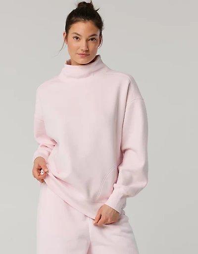 OFFLINE By Aerie Cloud Fleece Oversized Mockneck Sweatshirt