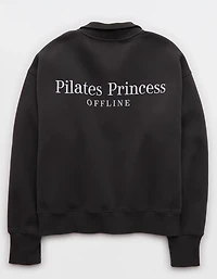 OFFLINE By Aerie Cloud Fleece Quarter Zip Sweatshirt