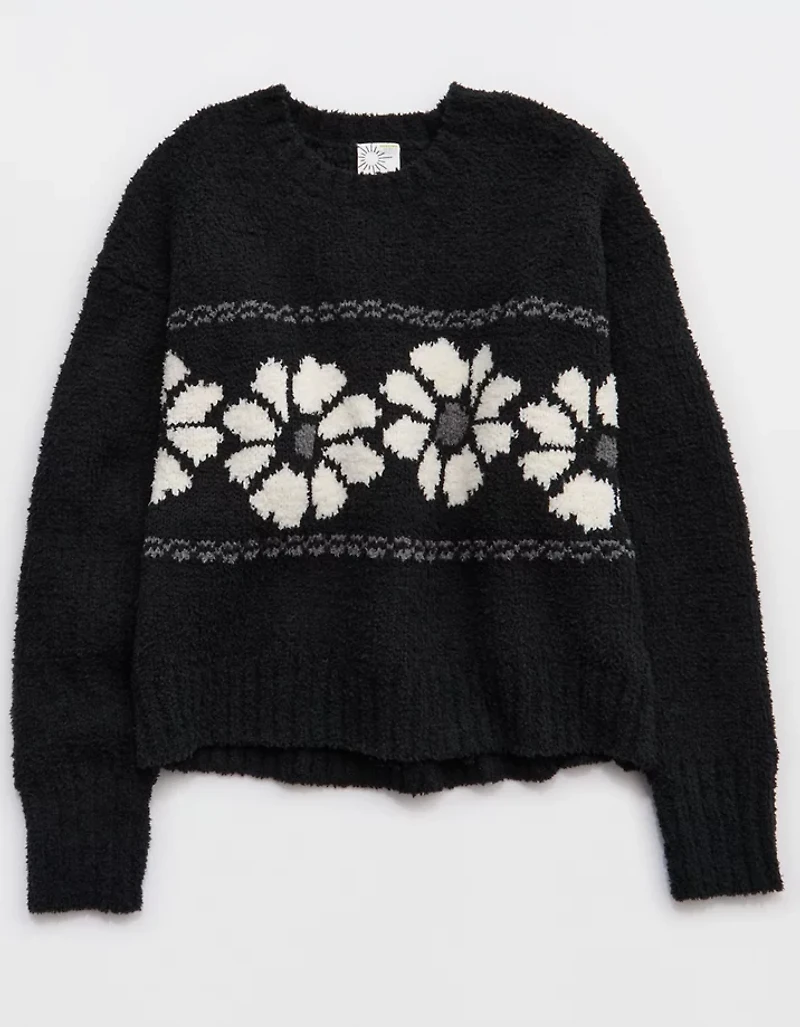 OFFLINE By Aerie Marshmallow Crewneck Sweater