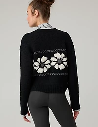 OFFLINE By Aerie Marshmallow Crewneck Sweater