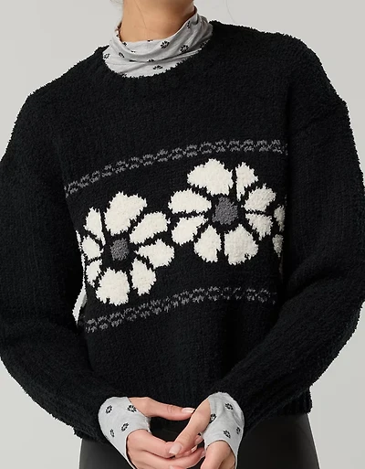 OFFLINE By Aerie Marshmallow Crewneck Sweater