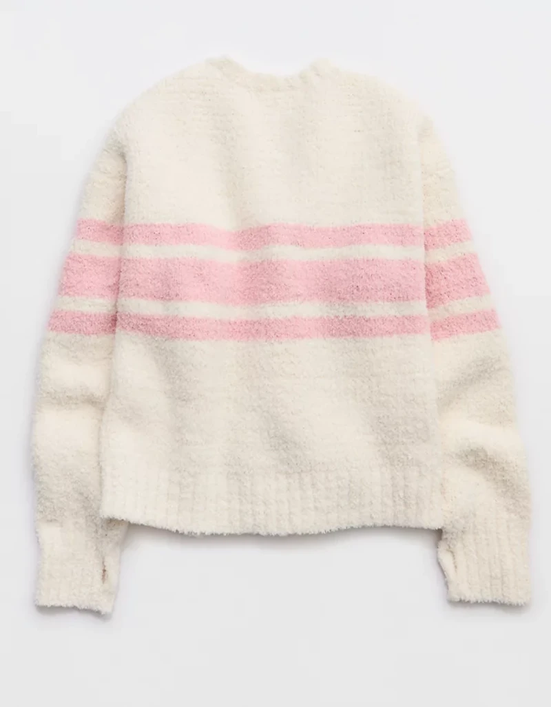OFFLINE By Aerie Marshmallow Crewneck Sweater
