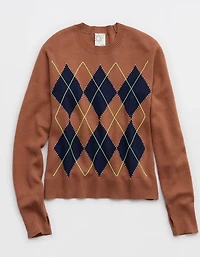 OFFLINE By Aerie Argyle Sweater