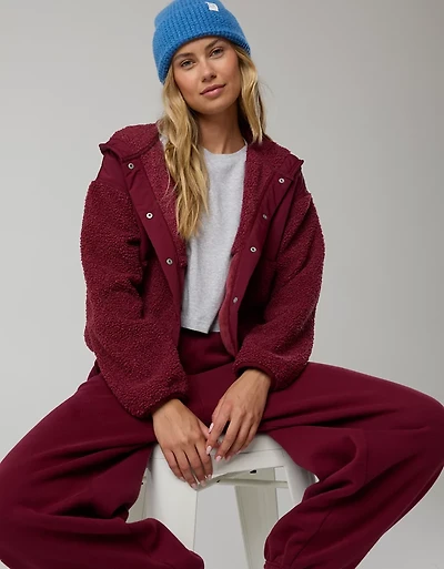 OFFLINE By Aerie Fluff Love Sherpa Jacket