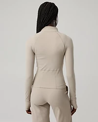 OFFLINE By Aerie Real Me Long Sleeve Mock Neck Full Zip