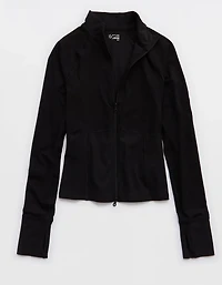 OFFLINE By Aerie Real Me Long Sleeve Mock Neck Full Zip