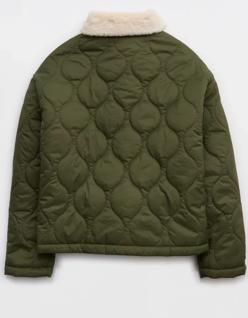 OFFLINE By Aerie Quilted Chore Jacket