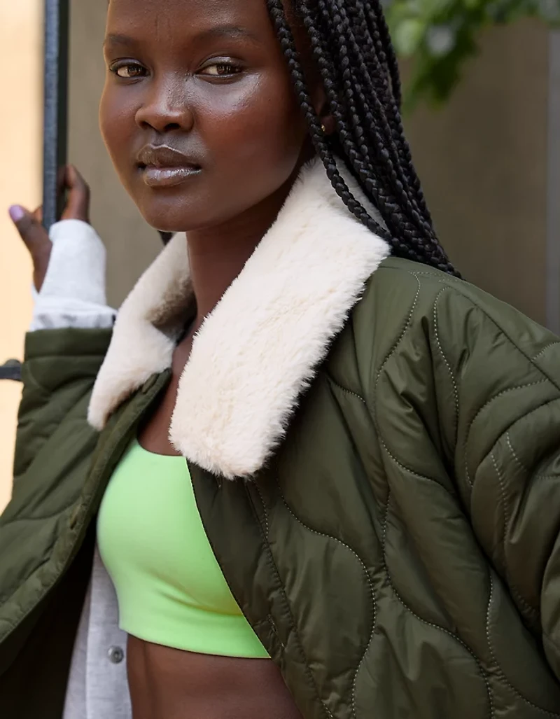 OFFLINE By Aerie Quilted Chore Jacket