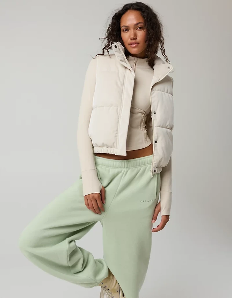 OFFLINE By Aerie Classic Length Puffer Vest