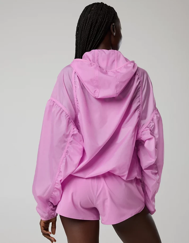 OFFLINE By Aerie Ruched Nylon Quarter Zip