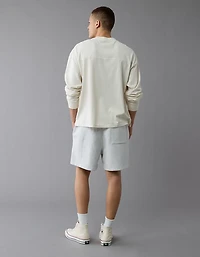 AE Long-Sleeve Boxy Sueded Jersey T-Shirt