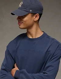 T-shirt en jersey suédé droit à manches longues AE