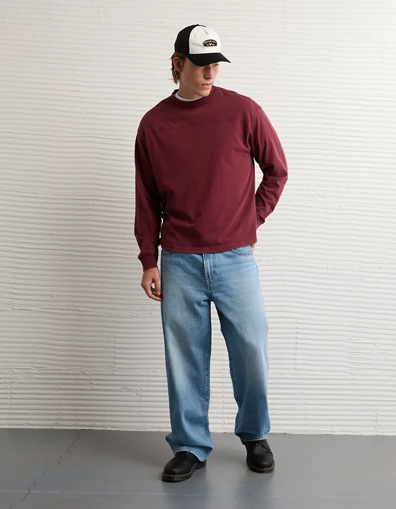 AE Boxy Sueded T-Shirt