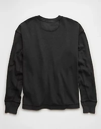 AE Boxy Washed Thermal Shirt