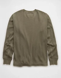 AE Boxy Washed Thermal Shirt