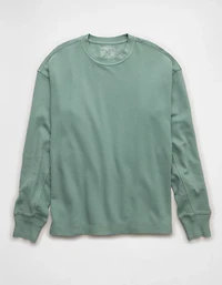 AE Boxy Washed Thermal Shirt